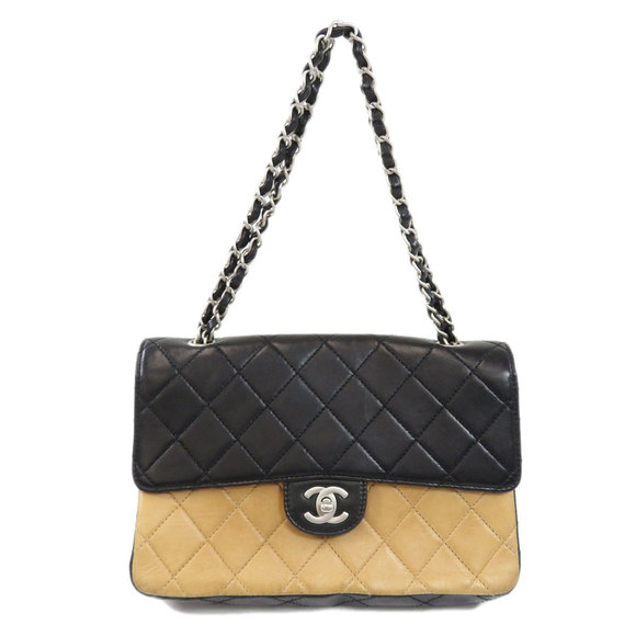 Chanel Matelasse Silver Metal Fittings Handbag Lambskin - Picture 1 of 9